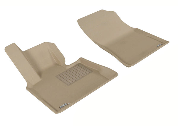 3D MAXpider 2000-2006 BMW X5 E53 Kagu 1st Row Floormat - Tan