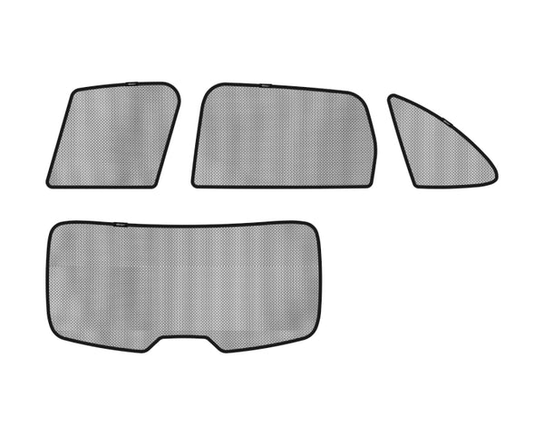 3D MAXpider 2011-2018 Porsche Cayenne Black Sun Shades - Complete Set