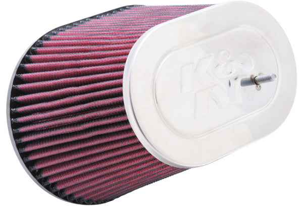 K&N Universal Chrome Filter 4.719in Flange ID / 8in Base O/S L / 6.219in Top O/S L / 5.125in Height