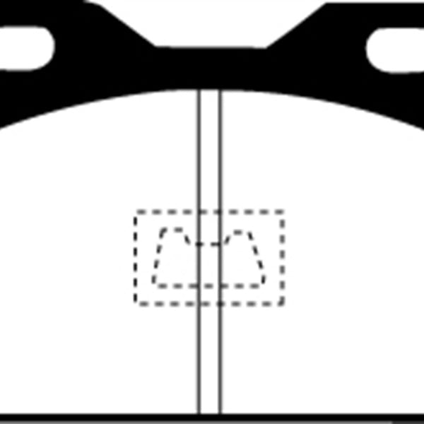 EBC 76-85 Porsche 924 2.0 Yellowstuff Front Brake Pads