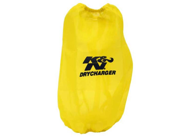 K&N Yellow Drycharger Round Tapered Custom Air Filter Wrap