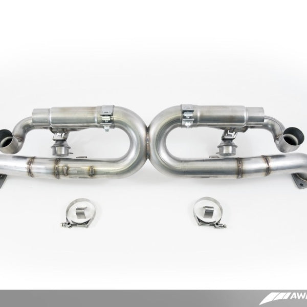 AWE Tuning Porsche 991 SwitchPath Exhaust for Non-PSE Cars Chrome Silver Tips