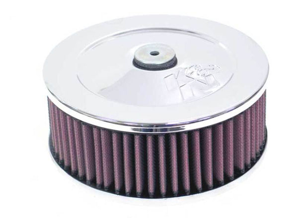 K&N Custom Round Racing Assembly Red 2.625in ID / 7in OD / 2.813in Height