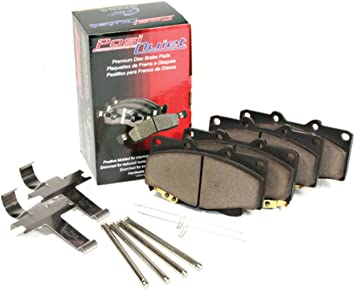 Centric Posi-Quiet Ceramic Brake Pads w/Shims & Hardware - Front/Rear