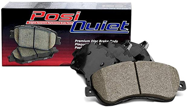 Centric Posi-Quiet Ceramic Brake Pads w/Shims & Hardware - Rear