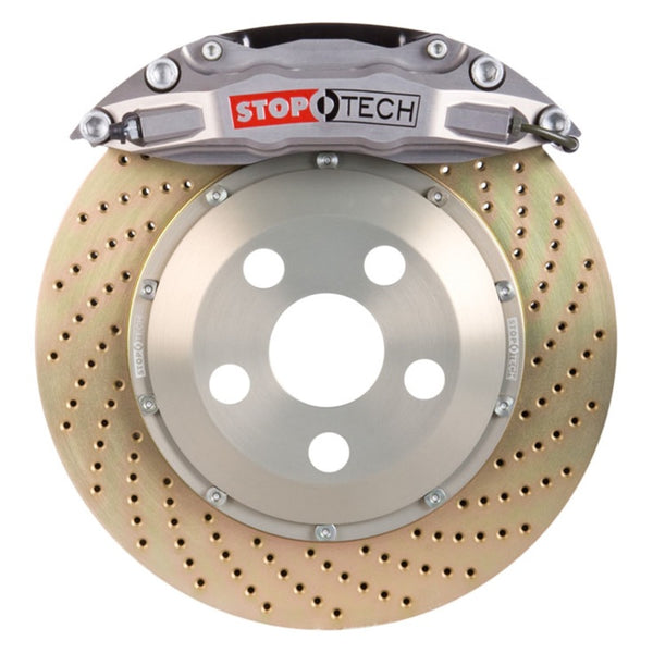 StopTech 06-08 BMW Z4 (E86) M3.2 BBK Rear Trophy Anondized ST-40 Calipers 355x32 Zinc Drilled Rotors