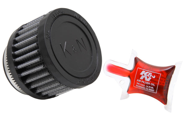 K&N Universal Rubber Filter 1 15/16in Flange 3in OD 2in Height