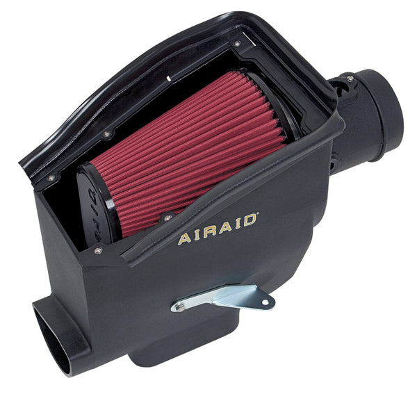 Airaid 08-10 Ford F-250/350 6.4L Power Stroke DSL MXP Intake System w/o Tube (Oiled / Red Media)