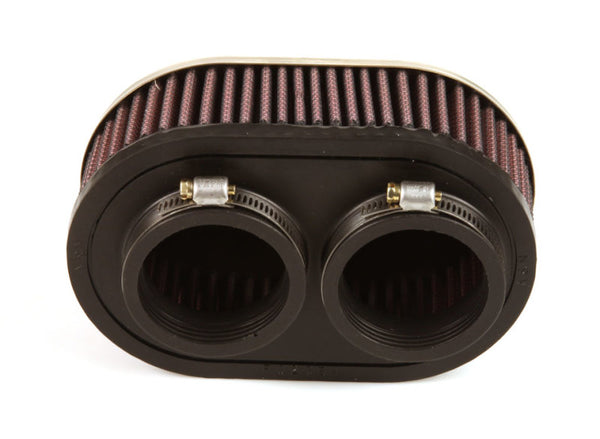 K&N Universal Chrome Filter 2in Flange ID/2in Height/0.625in Flange Length/4in Width