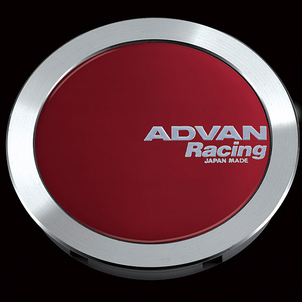 Advan 63mm Full Flat Centercap - Candy Red