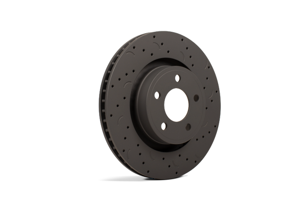 Hawk Talon 2012 Volkswagen Beetle V 280mm x 22mm Drilled and Slotted Front Brake Rotor Set