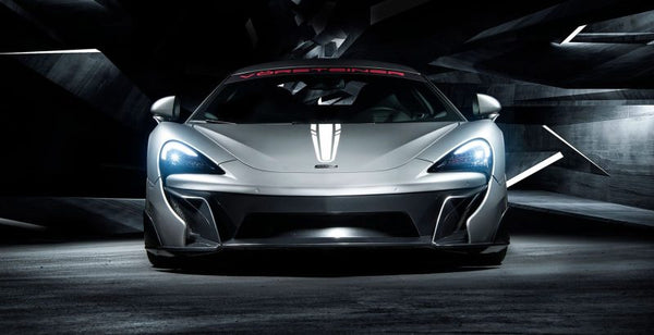 Vorsteiner Mclaren 570S 570-VX Aero Front Bumper w/ Front Splitter Carbon Fiber PP 2x2 Glossy
