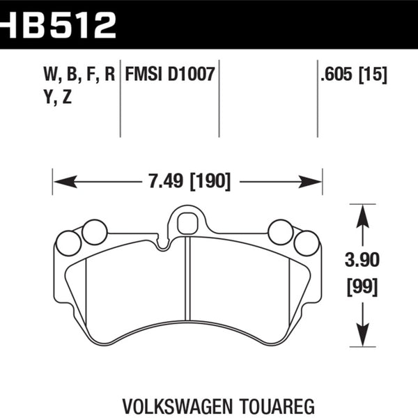 Hawk LTS Street Brake Pads