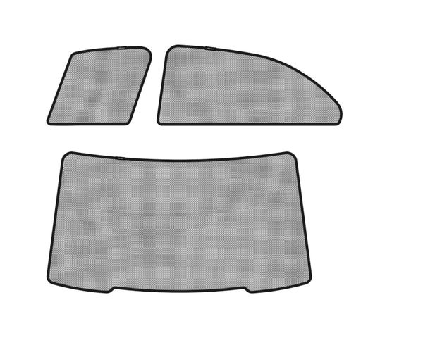 3D MAXpider 2010-2016 Mercedes-Benz E-Class (W212) Black Sun Shades - Complete Set