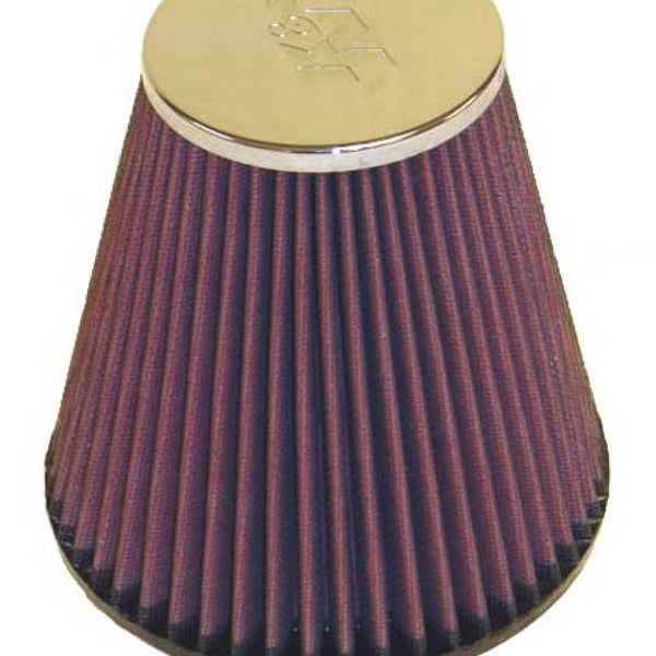 K&N Universal Chrome Filter 3 inch FLG / 6 inch Bottom / 3 1/2 inch Top / 6 inch Height