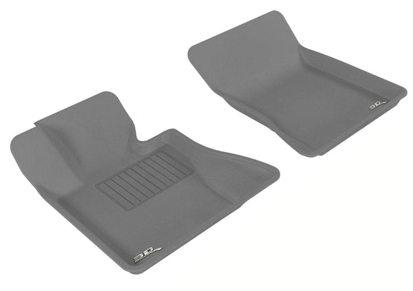 3D MAXpider 2004-2010 BMW X3 E83 Kagu 1st Row Floormat - Gray