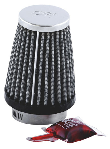 K&N Universal Clamp-On Air Filter 1-7/8in 10 Degrees FLG / 3in B / 2in T / 3-11/16in H