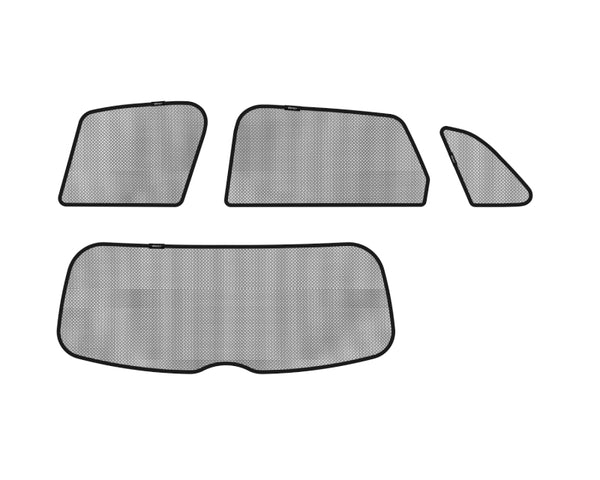 3D MAXpider 2015-2019 Audi A3 Sportback E-Tron Black Sun Shades - Complete Set