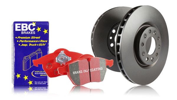 EBC S12 Kits Redstuff Pads and RK Rotors