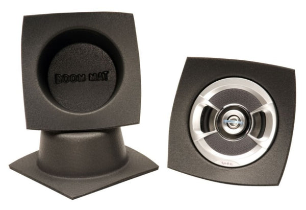 DEI Speaker Baffles 5.25in Round 6.5in Wide 6.5 Height 2.5in Deep - Pair