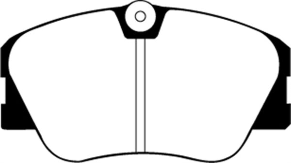 EBC 86-93 Mercedes-Benz 190/190E 2.3 16v Greenstuff Front Brake Pads