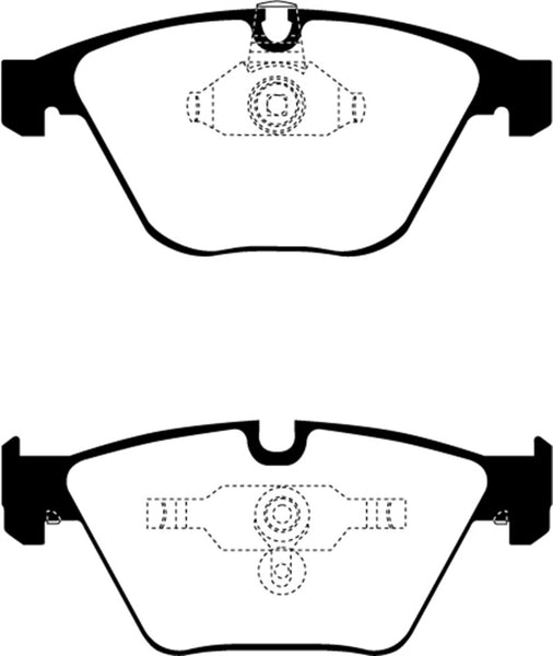 EBC 08-10 BMW M3 4.0 (E90) Yellowstuff Front Brake Pads