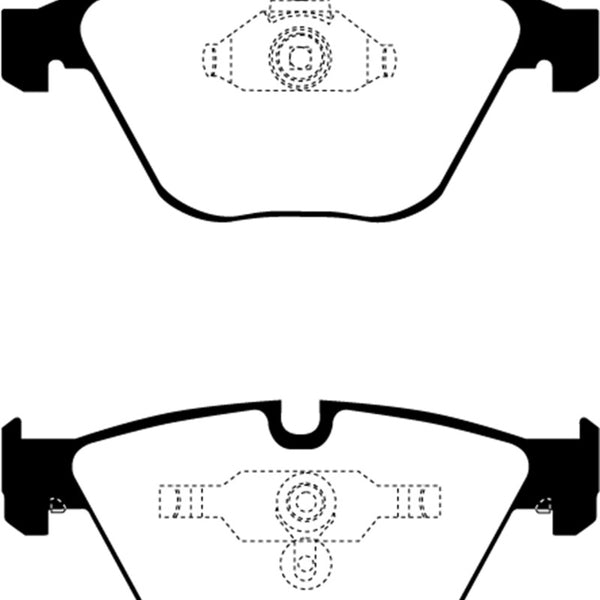 EBC 08-10 BMW M3 4.0 (E90) Yellowstuff Front Brake Pads