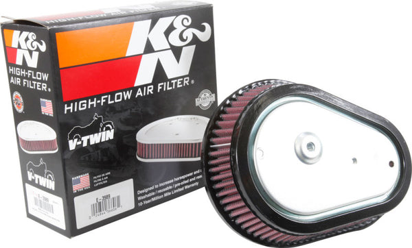 K&N Unique Custom Air Filter - Cotton Gauze - 2in Height