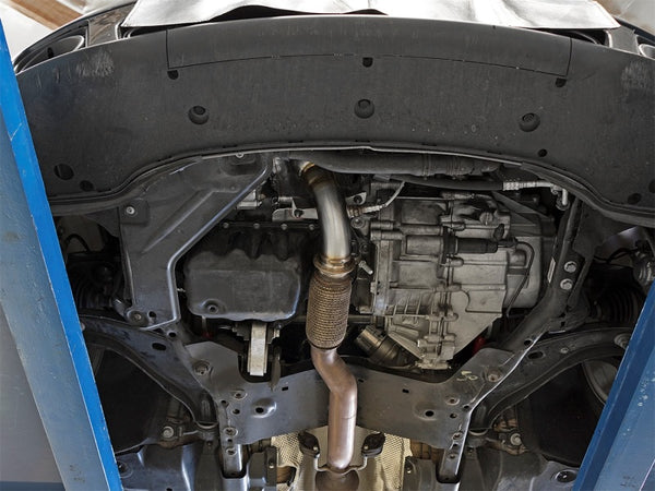aFe Twisted Steel Down-Pipe Catted 07-13 Mini Cooper S (R56) L4-1.6L (t) N18