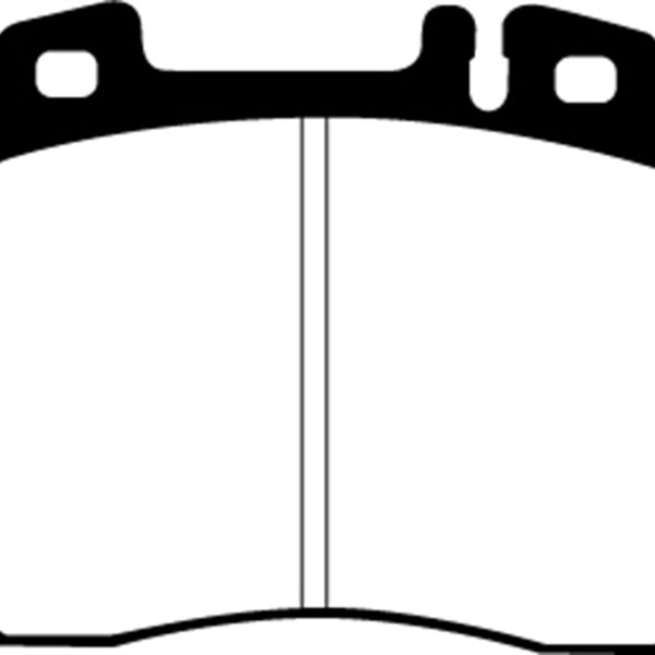 EBC 98-99 Mercedes-Benz CL500 5.0 Redstuff Front Brake Pads