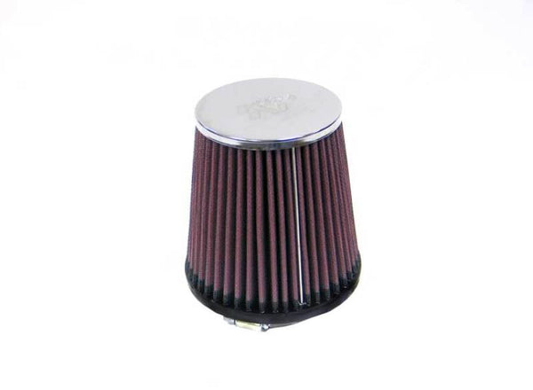 K&N Universal Chrome Filter Round Tapered 4.5in Base OD / 3.5in Top OD / 4.75in Height