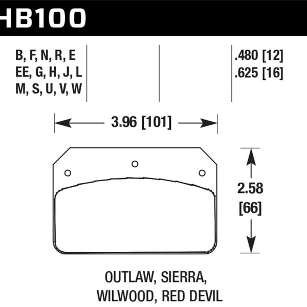 Hawk HPS Street Brake Pads