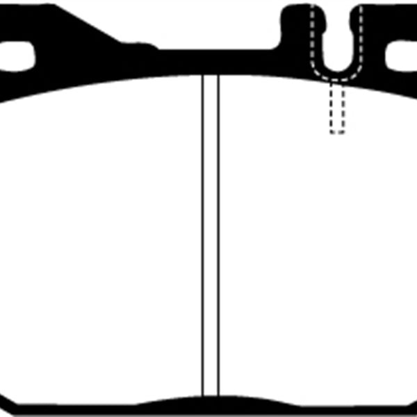 EBC 76-79 Mercedes-Benz 230 Greenstuff Front Brake Pads