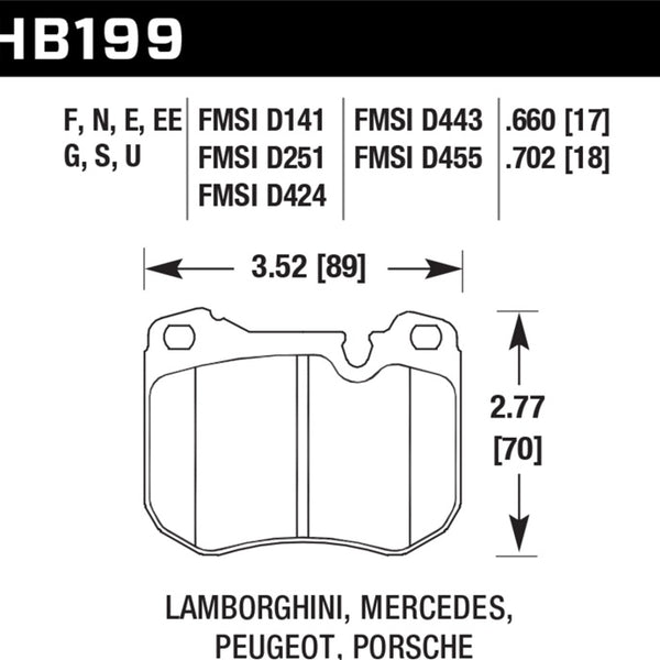Hawk HP+ Street Brake Pads