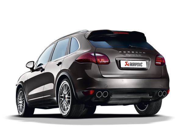 Akrapovic 10-14 Porsche Cayenne Turbo (958) Evolution Line Cat Back (Titanium) (Req. Tips)