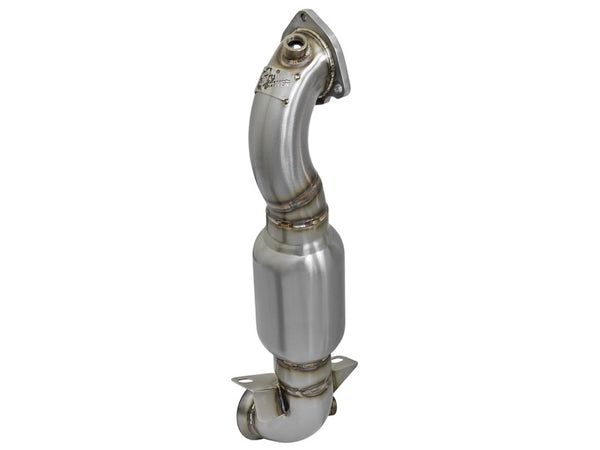 aFe Twisted Steel Down-Pipe Catted 07-13 Mini Cooper S (R56) L4-1.6L (t) N18