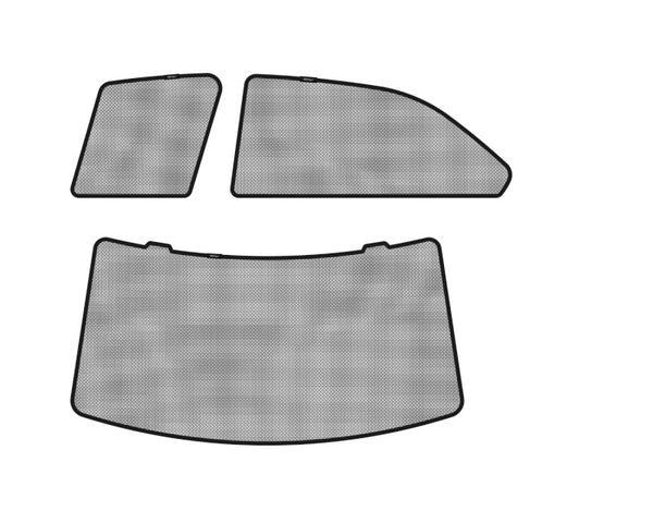 3D MAXpider 2008-2014 Mercedes-Benz C-Class Sedan Black Sun Shades - Complete Set