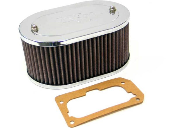 K&N Custom Oval Race Filter L=7inch W=4.5inch H=3.25inch