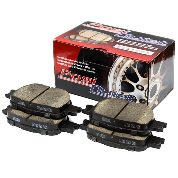 Centric Posi-Quiet Semi-Metallic Brake Pads - Front